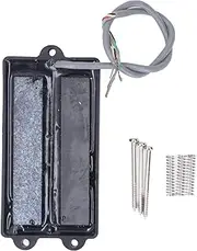 Bass Pickup, Bass Pickup Closed Dual Coil Noiseless Electric Bass Pickup for 4 String Guitars