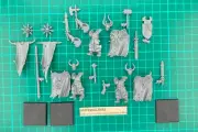 Chaos Warriors Champion Standard Musician A Warhammer Darkness Old World S2 E