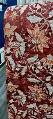 Authentic Indian Kantha Hand Block Print Reversible Bedspread Blanket King Size