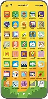 Touch Screen Story Toy | Touch Screen Learning Game Mobile Phone,10000+ Functions Rechargeable Dazzling Light Phone for Learning Game Device