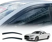 OAD4X4 Weathershields Compatible with Ford Falcon FG UTE 2008-2019, Weather Shields Window Visors Wind Deflectors Sun Rain Guard 2PCS Set