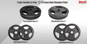 Total 156kg - 220cm Olympic Barbell Bar Weight Set - a Pair Free Spring Collars