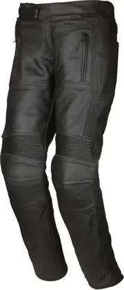 Modeka Hawking II Motorcycle Leather Pants, black, Size 54 for Men