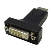 O-8ware DisplayPort to DVI Adapter Converter 20-pin to DVI 24+1-pin Male to F...