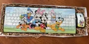 RARE MICKEY MOUSE AND FRIENDS WIRELESS KEYBOARD AND MOUSE
