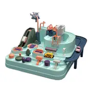 Catzon Car Adventure Toys Race Track for Toddlers Toy Educational Toy Cars Gifts for Kids-Macaron