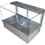 Cookrite 1/2 pans - 8 included Hot Food Display - 1395mm Width CRB-8