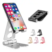 Aluminum Phone Stand Holder Desk Table Cell Phone Home Office Universal Mobile