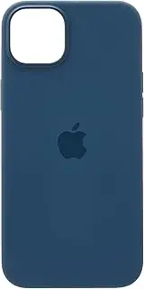 Apple iPhone 15 Plus Silicone Case with MagSafe — Storm Blue ​​​​​​​