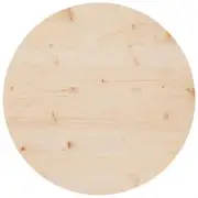 Table Top Ø60x2.5 cm Solid Wood Pine