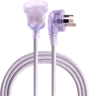 Crest Decord Braided Extension Lead 3m (Grey)
