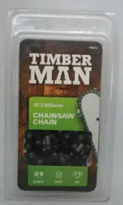 Timber Man Chainsaw Chain TM022 12”/305mm 3/8LP Makita / Echo / Husqvarna