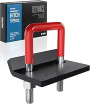 RETRUE Hitch Tightener, Hitch Stabilizer Heavy Duty Anti-Rattle Clamp for 1.25" and 2" Hitches, Reduce Movement from Hitch Tray Cargo Carrier Bike Rack Trailer Ball Mount, Rubber Coated
