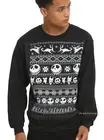 The Nightmare Before Christmas Jack Fair Isle Ugly Pullover Crewneck Sweater MED