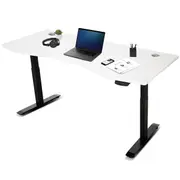 Lifespan Fitness ErgoDesk AUTO Series Automatic Standing Desk 180cm (White/Black)