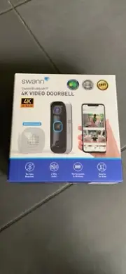 SwannBuddy4K Video Doorbell with SwannShield AI Voice Assistant