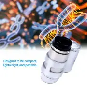 Phone Microscope 45X Phone Camera Microscope Magnifier Attachment W/ 2x LED For