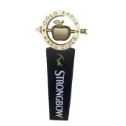 New Short Strongbow Apple Cider Tap Handle Gold Swinging 7.5"