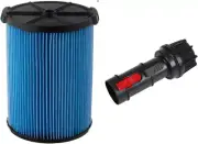 72952 Model 3-Layer Pleated Paper Vacuum Filter and WORKSHOP Wet/Dry Vacs Vacuum