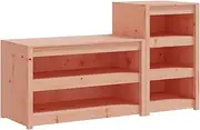 Wooden Outdoor Kitchen Cabinets, Freestanding Storage Organizer Cabinets, Set of 2, 106 x 55 x 64 cm, Solid Wood Douglas