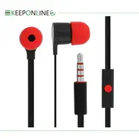 在飛比找樂天市場購物網優惠-HTC 聆悅 MAX300 立體聲原廠扁線入耳式耳機 黑紅 