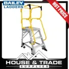 Bailey Platform Ladder Order Picker 82cm Industrial Aluminium LADDERWELD FS13874