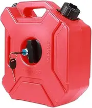 Jerry Cans 5L Petrol Tanks Portable Plastic Fuel Tank Emergency Backup SUV Motorbike Petrol Diesel Storage Tank with Lock Fuel Can(A7)