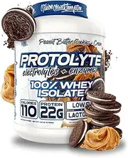 VMI Sports | Protolyte Whey Isolate Protein Powder | Low-Calorie Whey Protein Powder for Weight Loss | Protein Powder for Muscle Gain | Non-GMO (Peanut Butter Cookies & Cream, 4.6 Pounds)