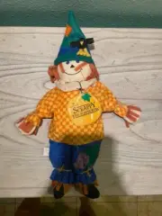 Hallmark Plush Scarecrow, Scrappy the Scarecrow 15" Tall NEW