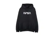 NASA Mens Modern Logo Hoodie (Black) - UTBI1903