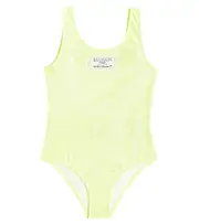 [Balmain Kids] Balmain Kids Logo swimsuit Y 14 yellow
