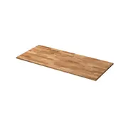 VRENA worktop, oak/veneer, 246x2.8 cm