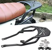 Motorcycle Rear Luggage Rack Cargo Carrier Top Box Holder Support Bracket Rear Tail Storage Rack Extender Shelf Holder Accessories Compatible with Super SOCO TC/SOCO TS MAX