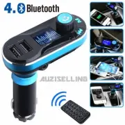 Car Kit Hand free Bluetooth FM Transmitter, MP3 Player USB SD LCD Remote