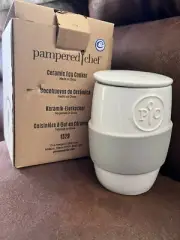 Pampered Chef Ceramic Egg Cooker New in Box #1529