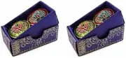 RSGM Natural Solid Perfume in Mini Brass Jar 4gm (Pack of 2) (Oudh)