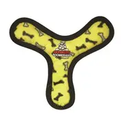 Yellow Bones Ultimate Bowmerang Dog Toy by Tuffy - 25cm x 25cm x 5cm