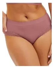 [Sans Complexe] Agathe Ribbed Full Coverage Shorty Underwear in Pink