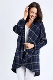Charlie Check Coat--ELM-8152018