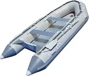 BRIS 1.2mm PVC 4.3M Inflatable Boat Inflatable Dive &Fishing Boat Raft Power Boat