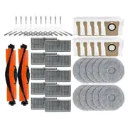 Compatible for M30S D103CN Replacement Parts Accessories Main Side Brush Hepa Filter Mop Cloth Dust Bag