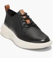 Men's Sneaker Cole Haan Zerogrand WFA Plaintoe - Black Leather - Size 10 M