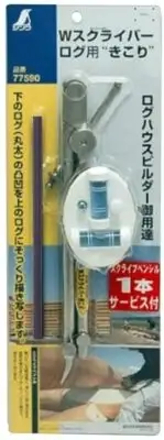 Shinwa Sokutei "Double scriber log shaving 77590" Tools Japan Made New