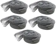 SOLUSTRE 5pcs Steel Wool Rodent Mesh Rodent Barrier Garage Door Rodent Guard Hardware Cloth Gap Blocker Fill Fabric Mouse Hole Filler Stuffed Animal Rat Hole Filler Pipeline Silk Screen