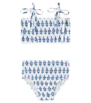 [The New Society] The New Society Hyacinth printed bikini Y 8 blue