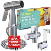 Bidet Sprayer - Jet Spray for Toilet, Adjustable Water Pressure, Easy to Chrome