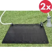 2x Intex Solar Heater Mat Above Ground Swimming Pool Filter Warmer Heating Pad