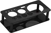 Fenteer Cocktail Shaker Stand Professional Cocktail Shaker Stand Bottle Rack Portable Bartending Tool Holder for Party Beginners, Black