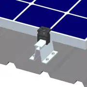 4 or 10 MageFoot Rail-less Solar Mount Kit Standing Seam, Trapezoidal Metal Roof
