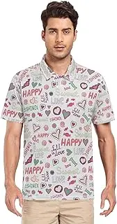 [ZZXXB] Sweet Love Candy Men's Polo Shirts Short Sleeve Quick Dry Athletic Outdoor Sports Golf Shirts S-XXL
